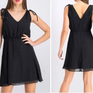 Gal Meets Glam Elora Sparkle Swiss Dot Dress
